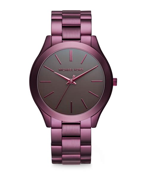 purple michael kors watch|michael kors clearance outlet.